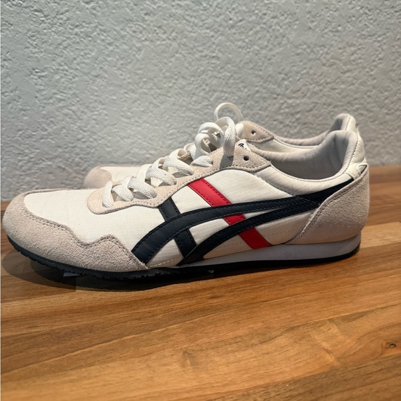 Onitsuka Tiger Serrano Men's size 10 Cream, red, white and blue Sneakers - Picture 1 of 8